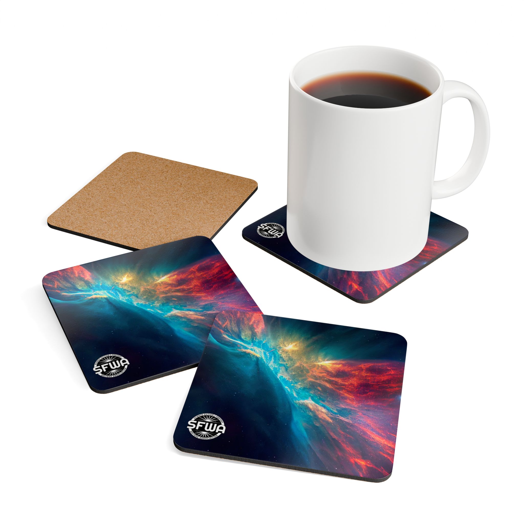 Nebula Galaxy Coaster Set - Image 4