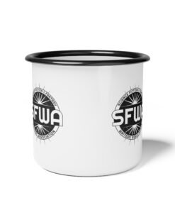 Alternative view of SFWA Enamel Mug