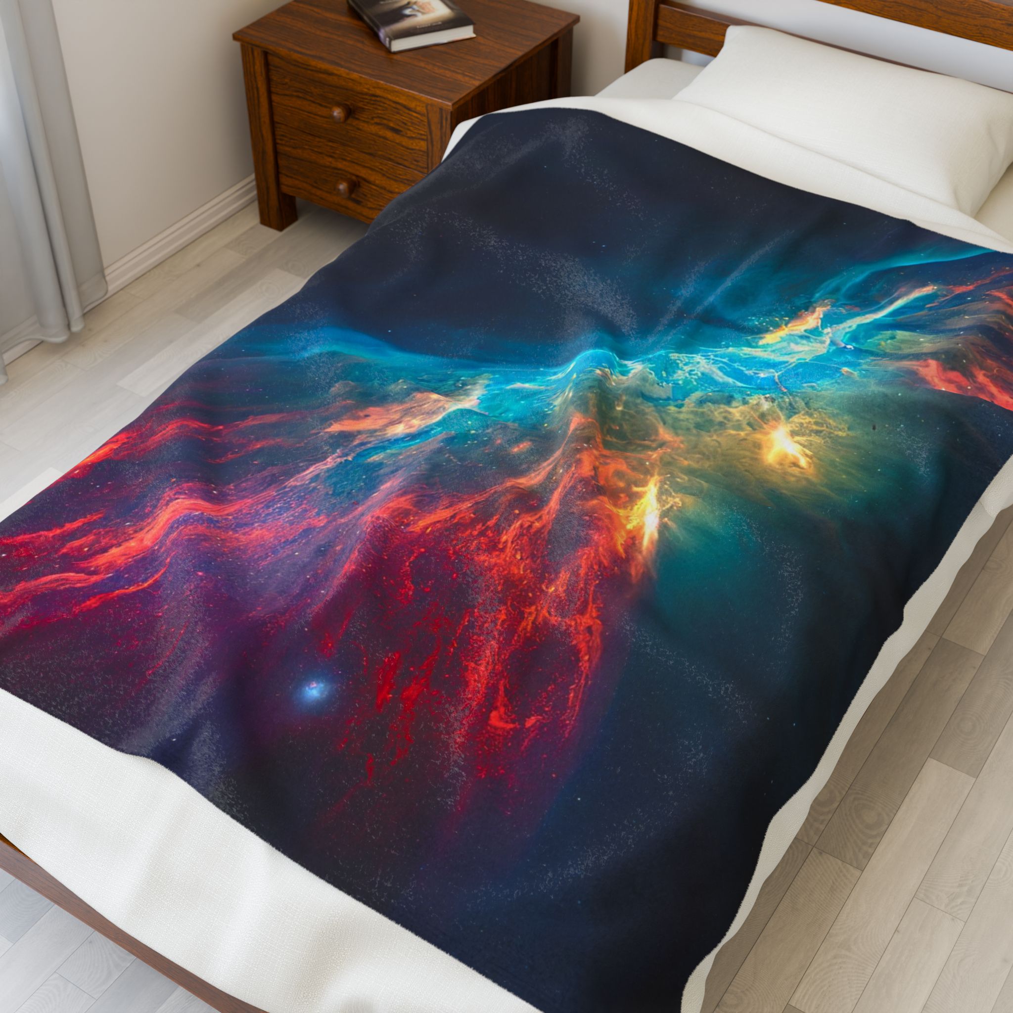Nebula Galaxy Plush Blanket - Image 3