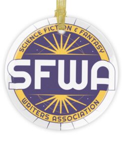 SFWA Glass Ornament