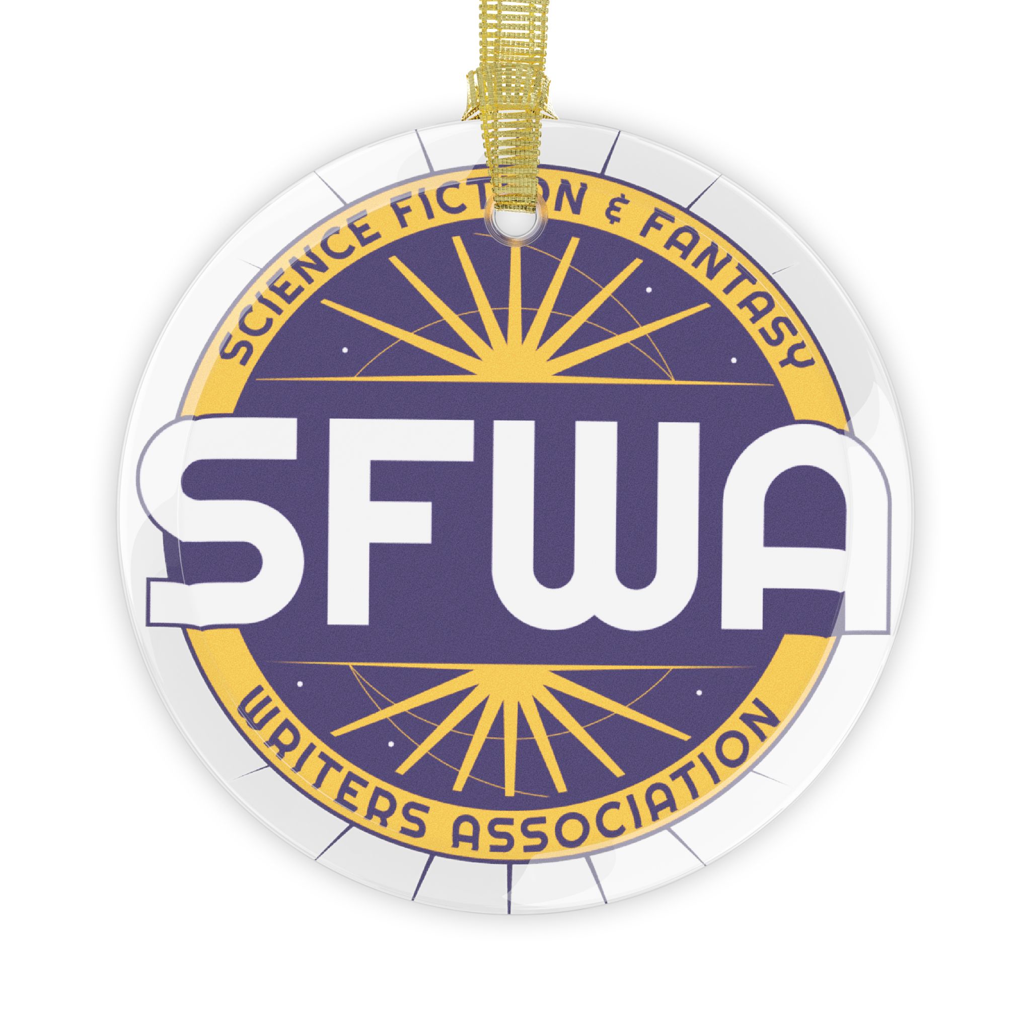 SFWA Glass Ornament