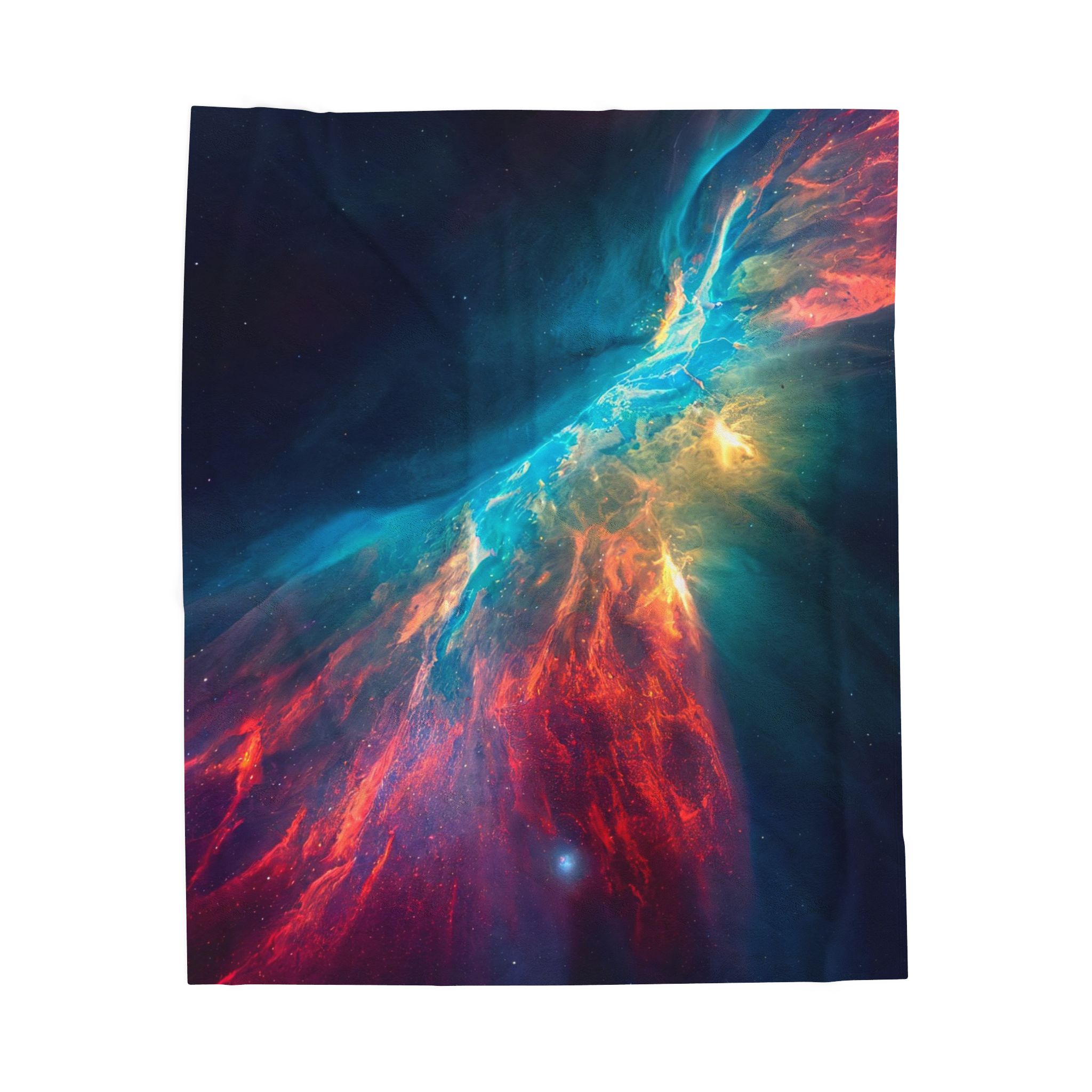 Nebula Galaxy Plush Blanket