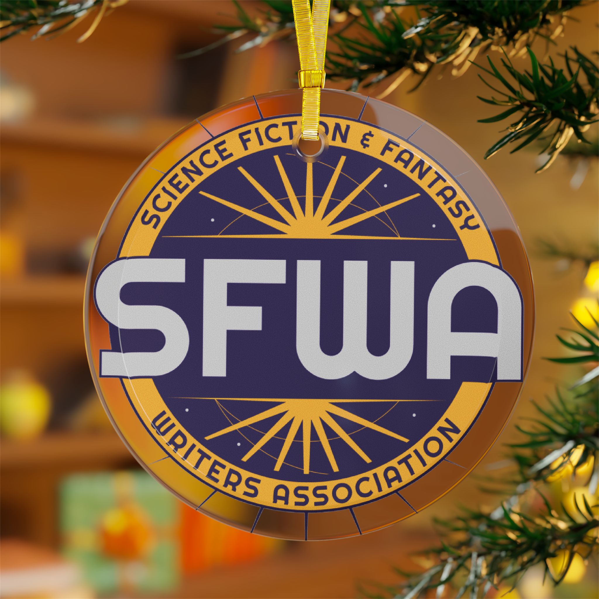 SFWA Glass Ornament - Image 3