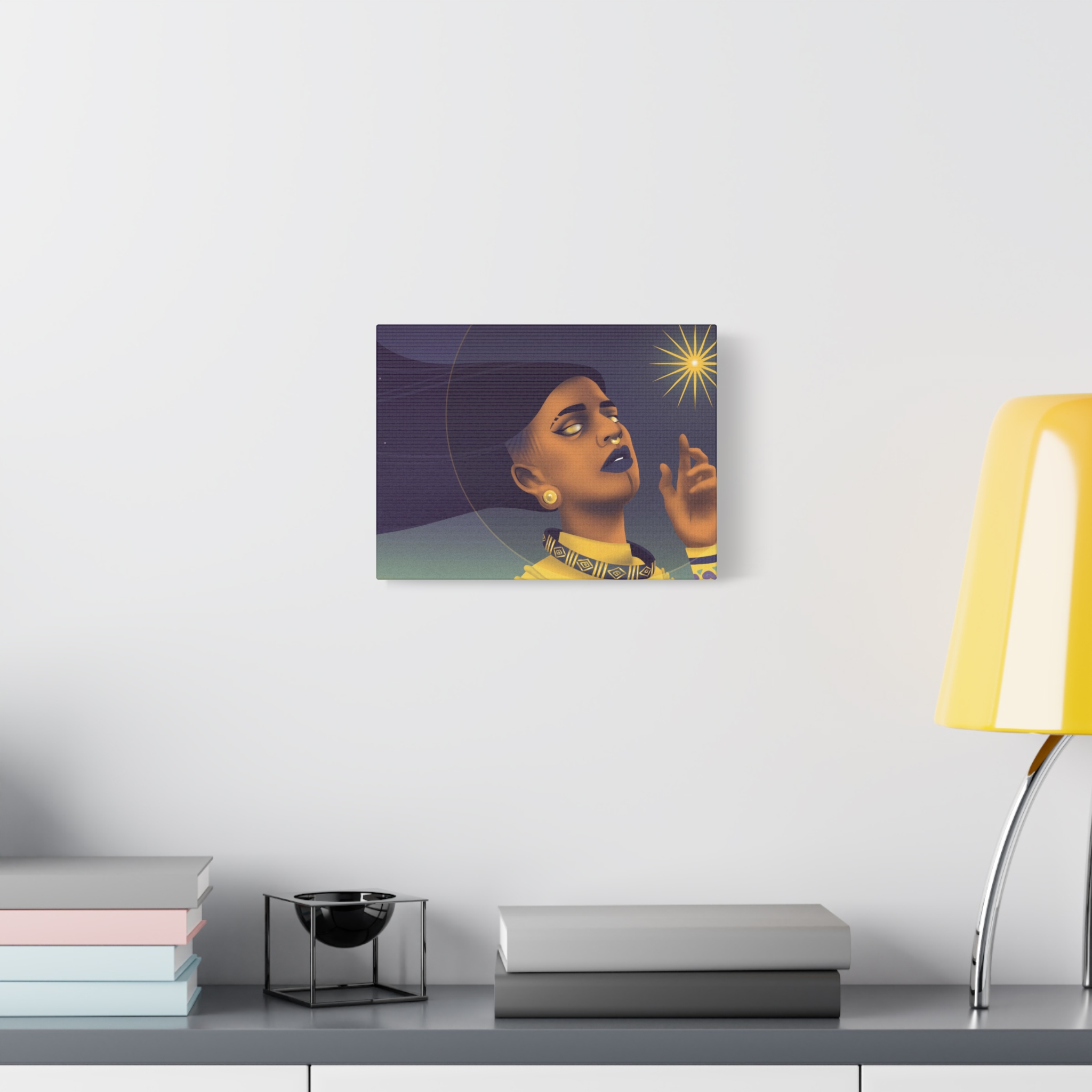 Glorious Gold "Star Deity" Canvas Print - Image 3