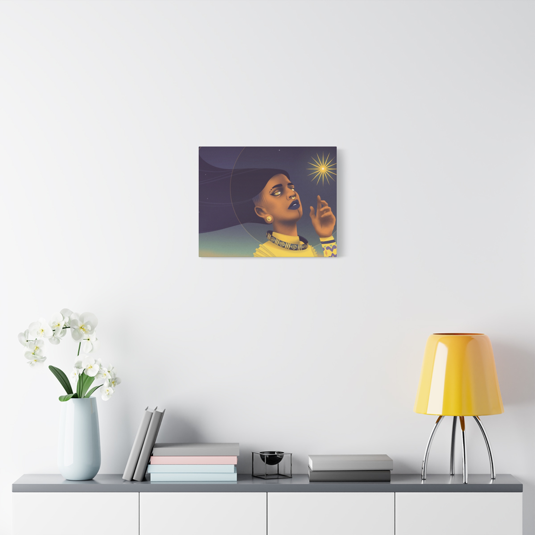 Glorious Gold "Star Deity" Canvas Print - Image 9