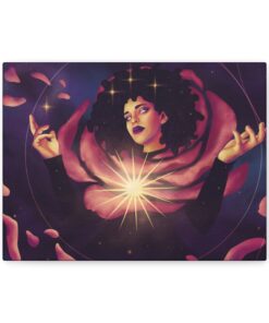 Rose Heart "Star Deity" Canvas Print