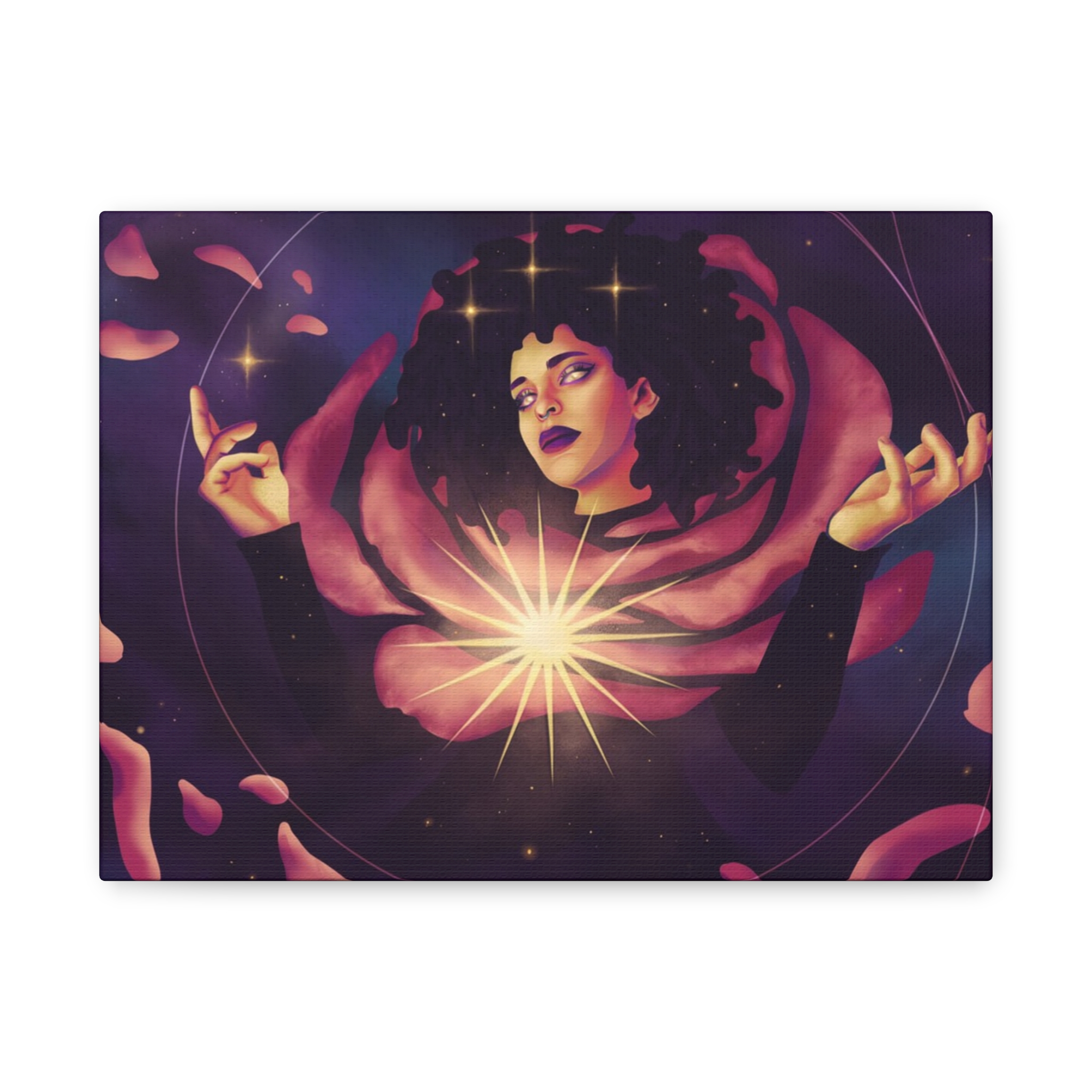 Rose Heart "Star Deity" Canvas Print