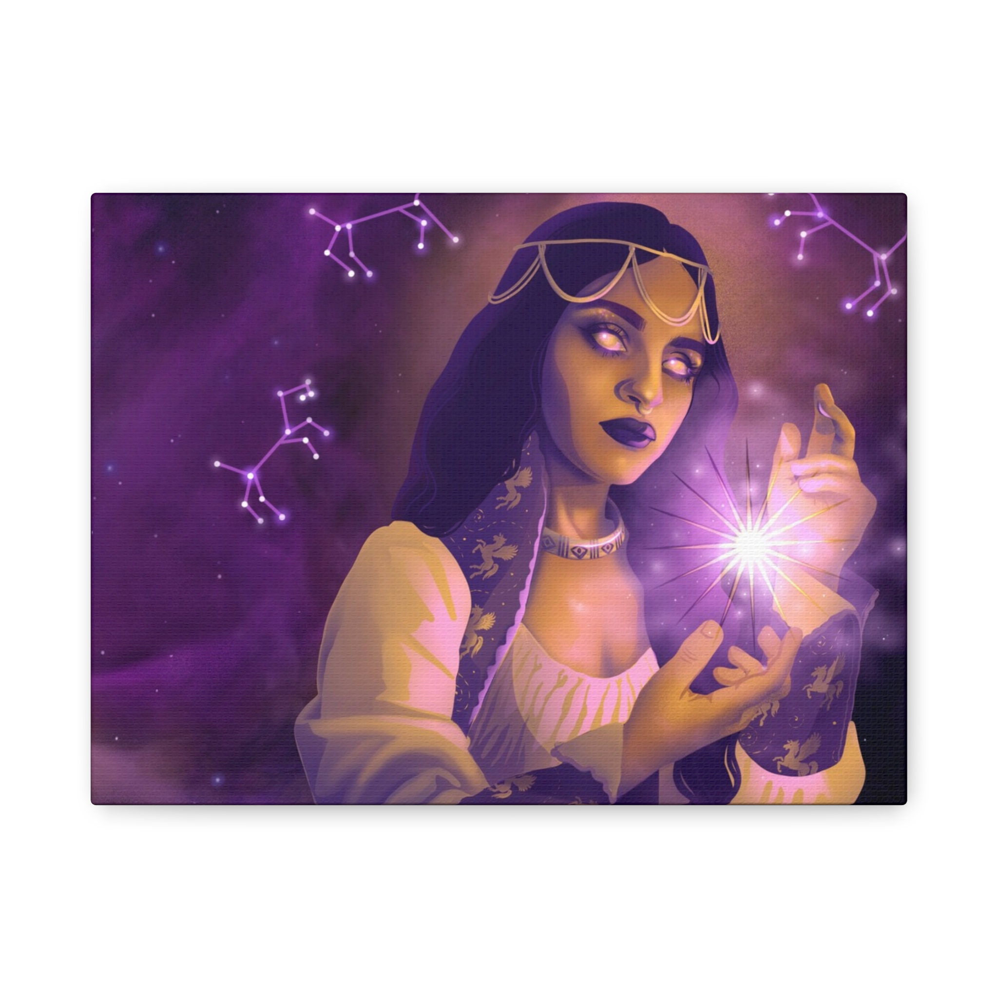 Far-Seeing "Star Deity" Canvas Print