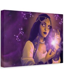 Alternative view of Far-Seeing "Star Deity" Canvas Print