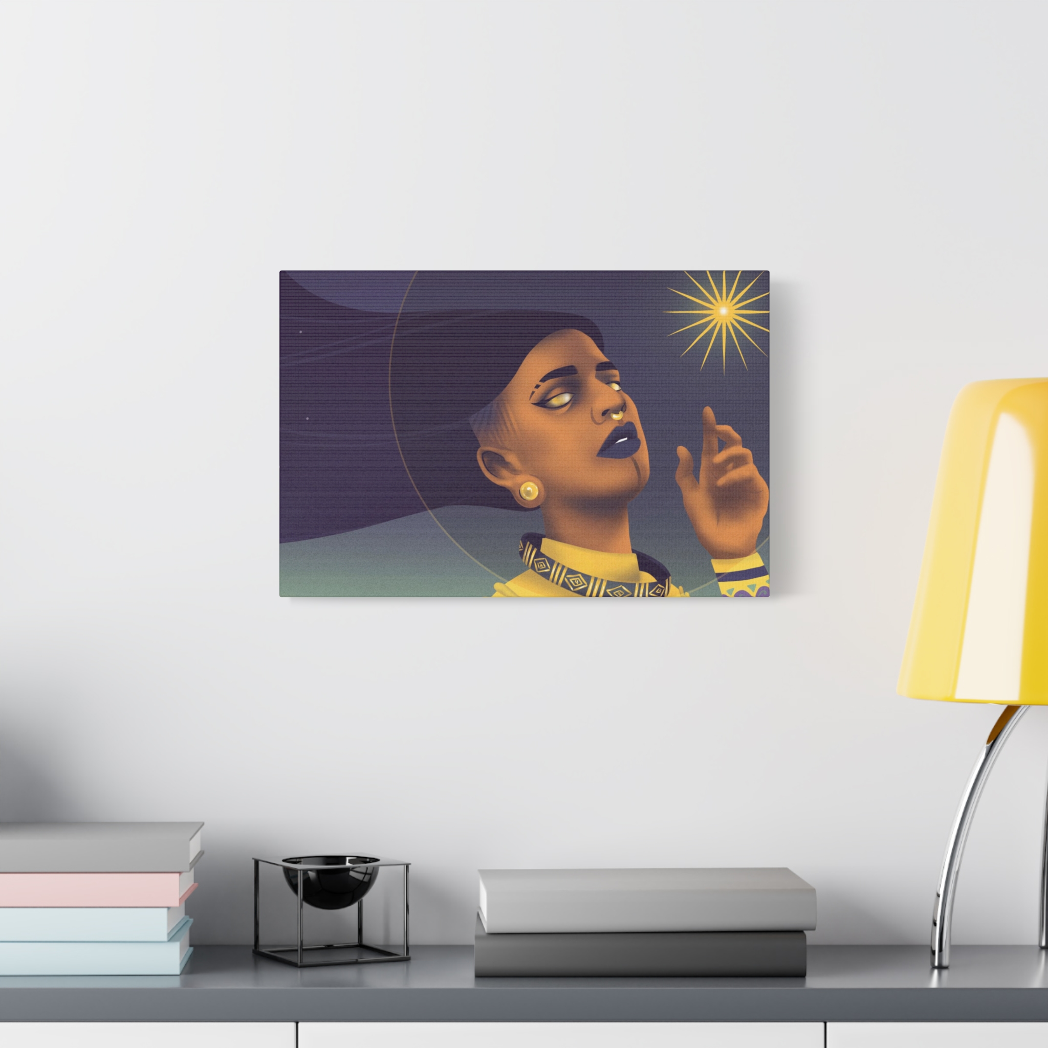 Glorious Gold "Star Deity" Canvas Print - Image 6