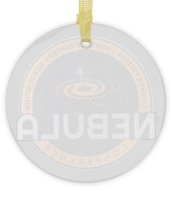 Alternative view of Nebula Glass Ornament